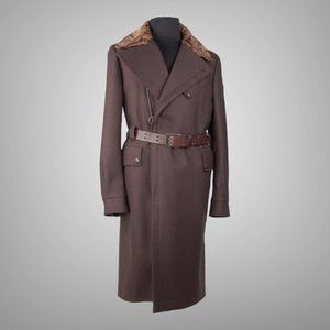 Authentic Belstaff Super Rare Wool Competition Full Length Coat Size EU L  Large